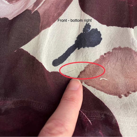 Hugo silk short sleeve top / 34 or Small - Picture 13 of 14